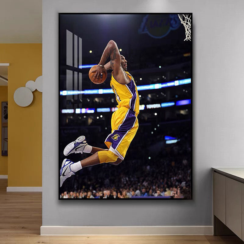 Kobe Bryant 🐍 Black Mamba Wall Art – MVP Basketball Poster for Living Room & Bedroom Decor