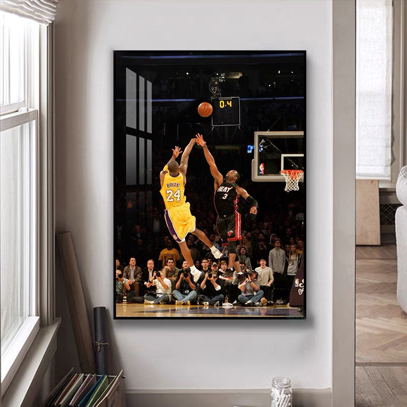 Kobe Bryant × Gigi Wall Art – Basketball Legends Tribute Poster for Living Room & Bedroom Decor