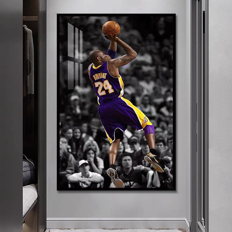 Kobe Bryant 🐍 Black Mamba Wall Art – MVP Basketball Poster for Living Room & Bedroom Decor
