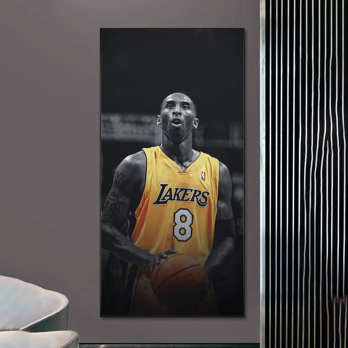 Kobe Bryant × Michael Jordan Wall Art – Basketball Legends Tribute Poster | Iconic Moments Collection