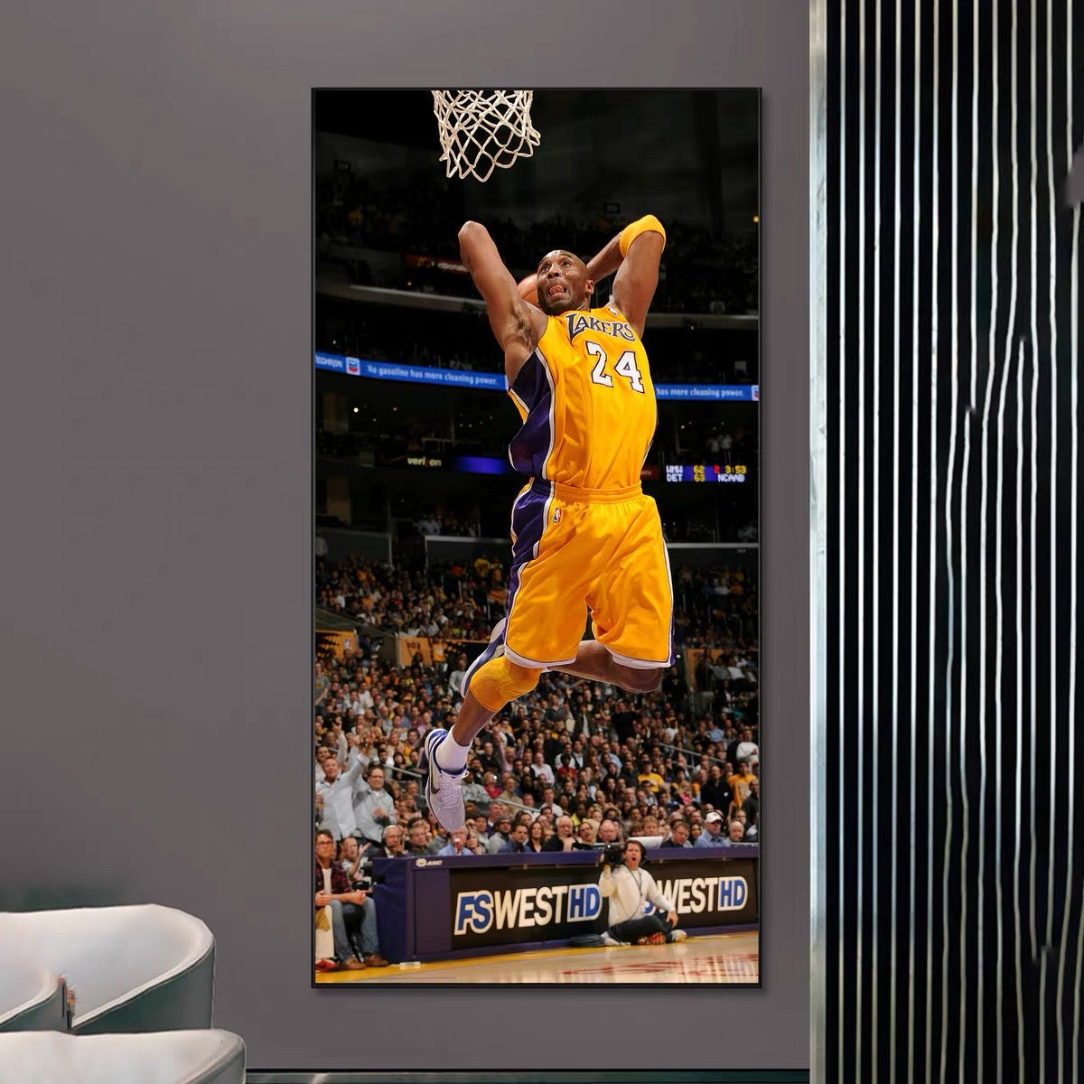 Kobe Bryant × Michael Jordan Wall Art – Basketball Legends Tribute Poster | Iconic Moments Collection