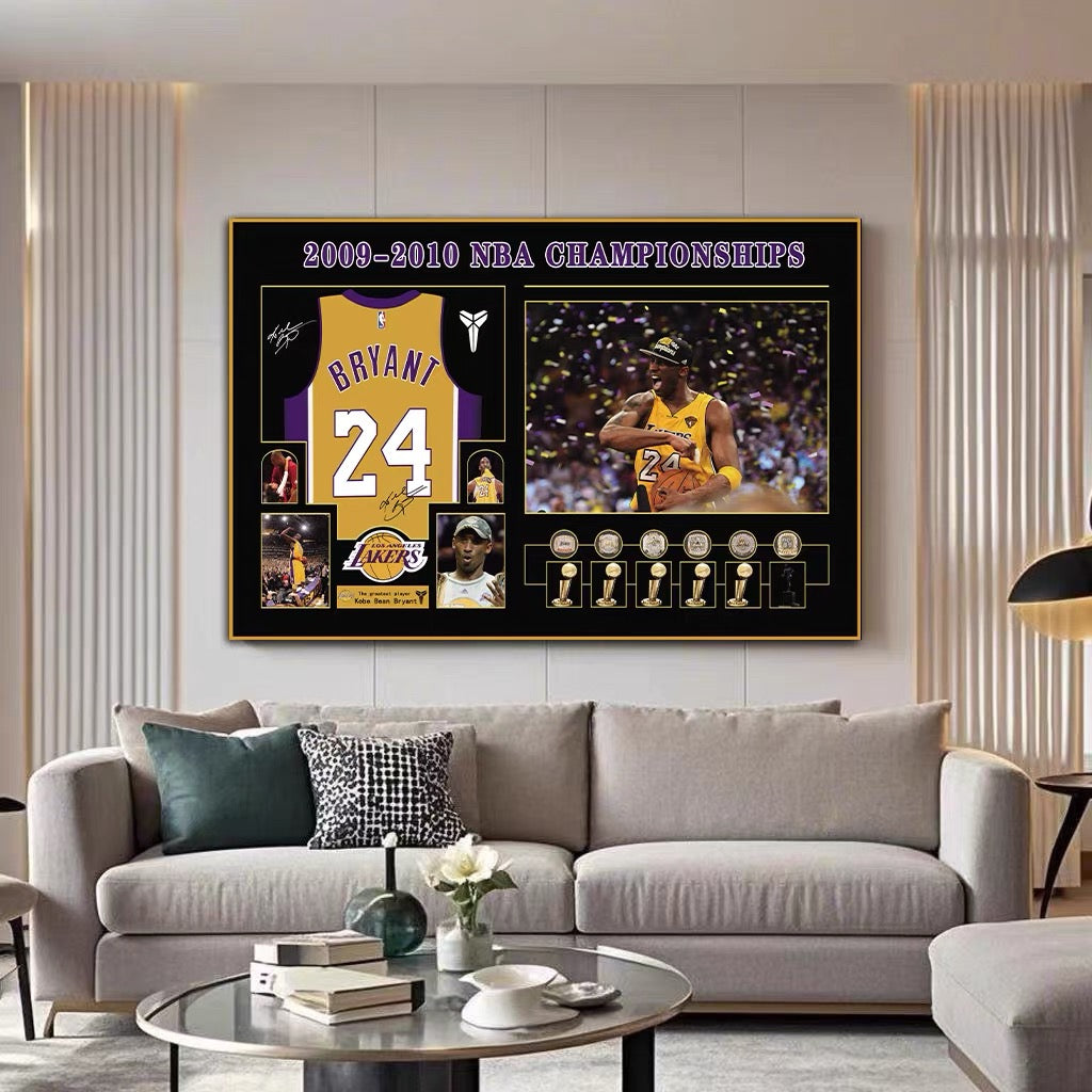 Jordan 🏀 & Kobe 🐍 | Free-Throw Line Dunk Wall Art