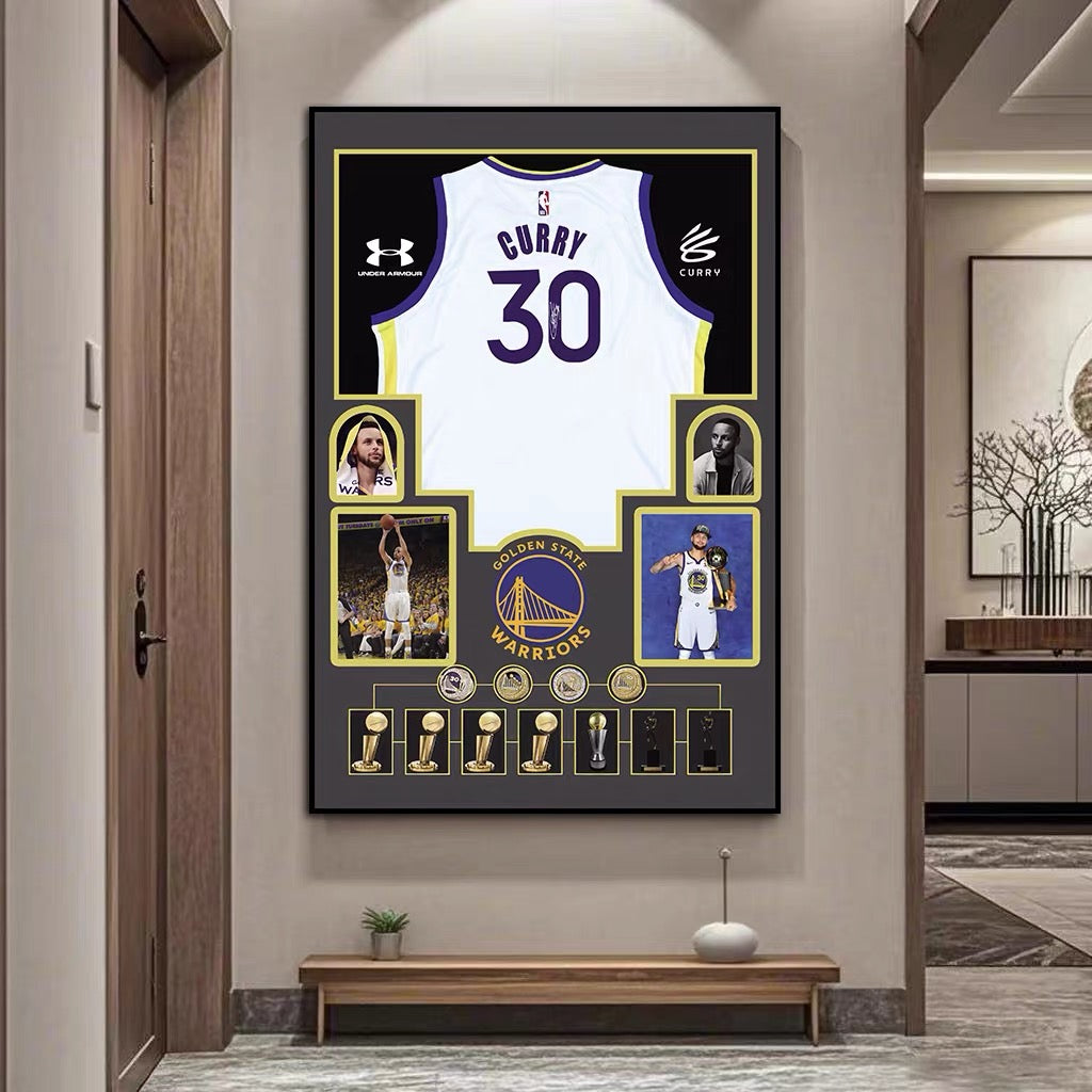Stephen Curry's Jersey Vertical 2:3 WallArt (Graphic Jersey)