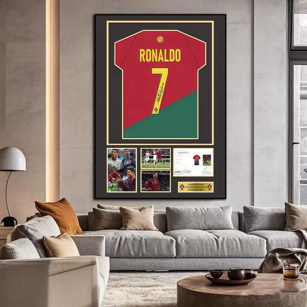 CRISTIANO RONALD'S JERSEY WallArt (GRAPHIC JERSEY）