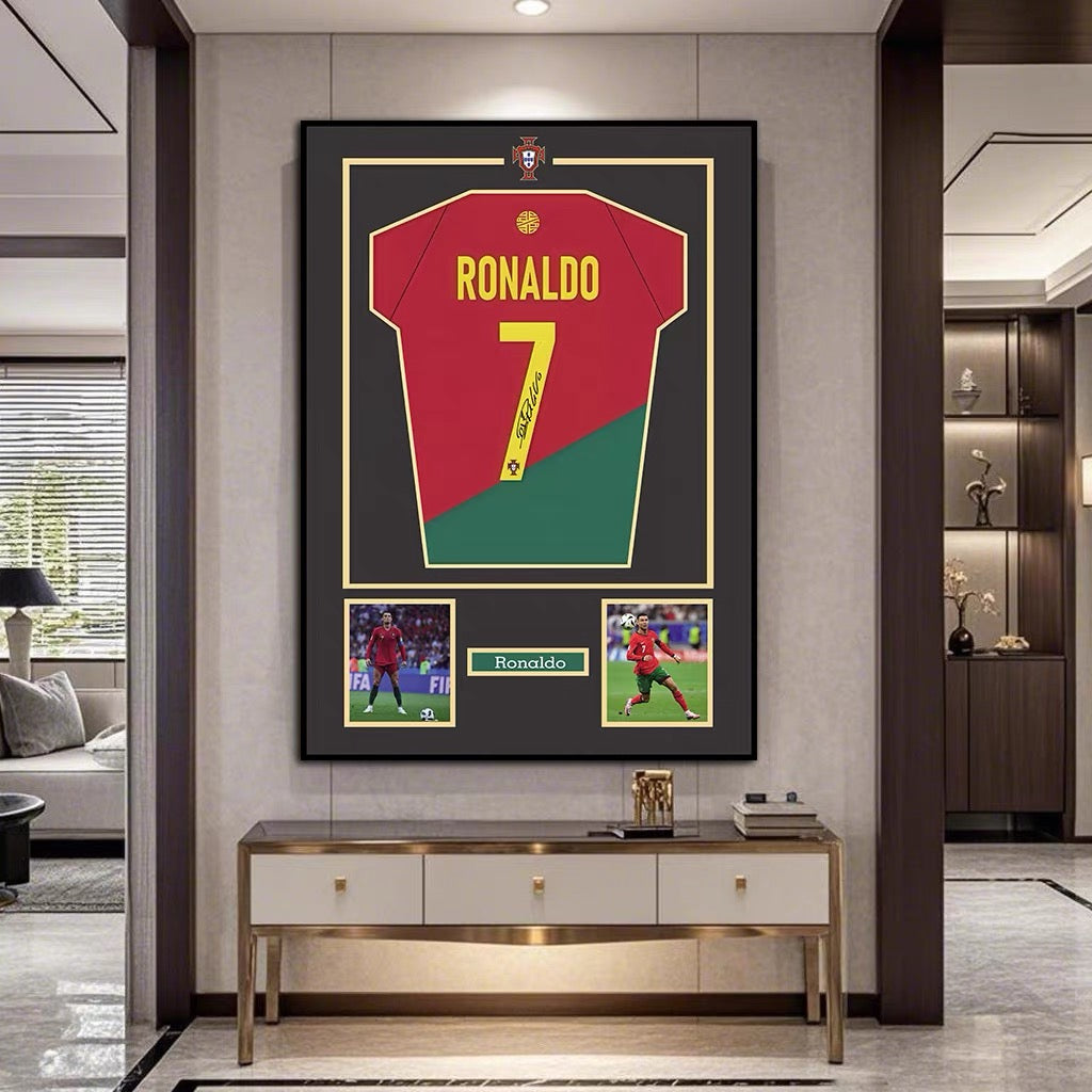 CRISTIANO RONALD'S JERSEY WallArt (GRAPHIC JERSEY）