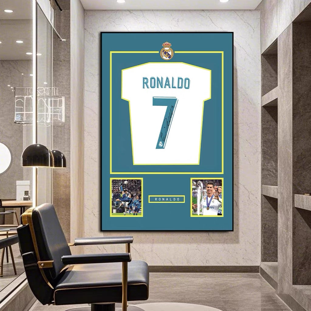 CRISTIANO RONALD'S JERSEY WallArt (GRAPHIC JERSEY）