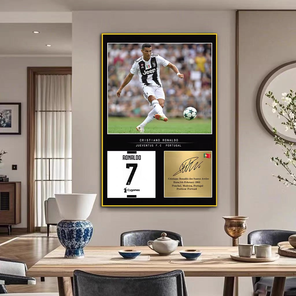 CRISTIANO RONALD'S JERSEY WallArt (GRAPHIC JERSEY）