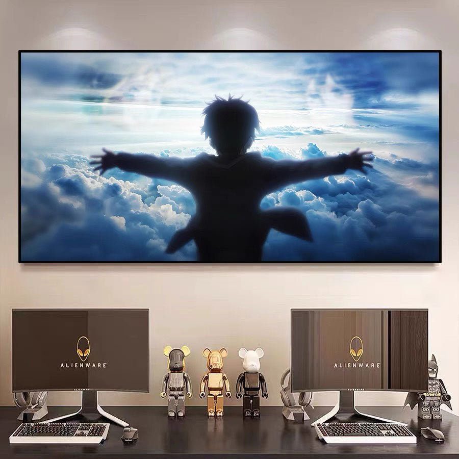 Attack on Titan（Hajime Isayama）WALL ART - Crystal Porcelain Painting - Aluminum Frame
