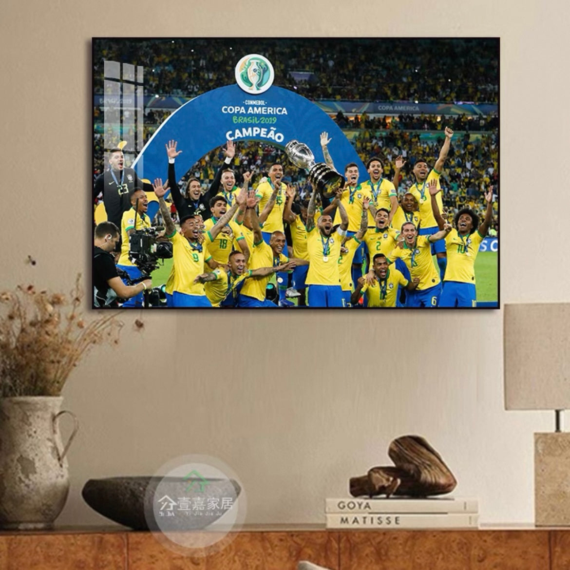 Lionel Messi 2024 Argentina Copa America Championship - Horizontal 3:2 WallArt