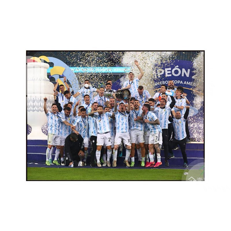 Lionel Messi 2024 Argentina Copa America Championship - Horizontal 3:2 WallArt