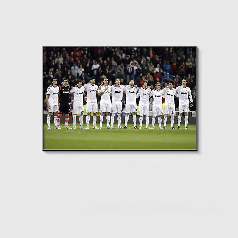 Real Madrid WALL ART - Crystal Porcelain Painting - Aluminum Frame
