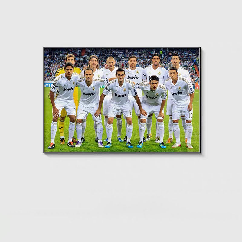 Real Madrid WALL ART - Crystal Porcelain Painting - Aluminum Frame