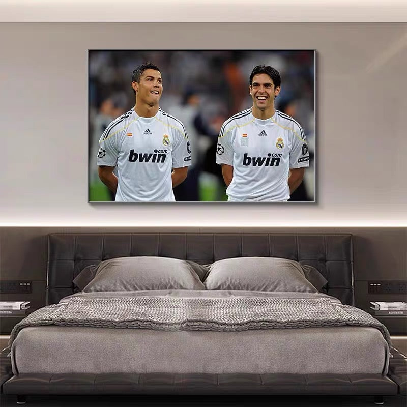 Real Madrid WALL ART - Crystal Porcelain Painting - Aluminum Frame