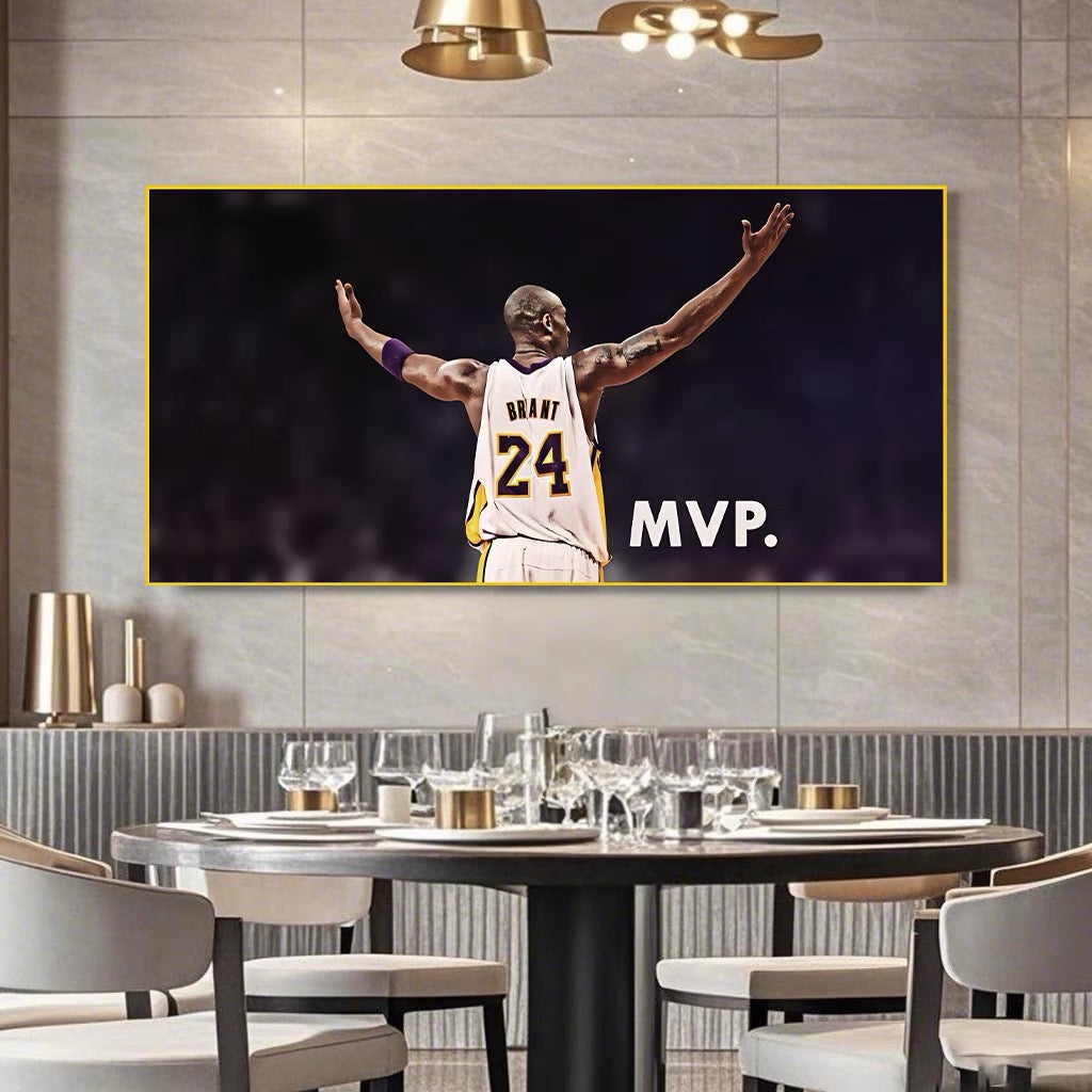 Kobe Bryant 🐍 Lakers Wall Art – Inspirational Basketball Poster for Living Room & Bedroom Decor