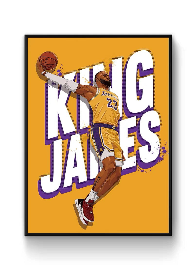 LeBron James 👑 Vertical 2:3 WallArt