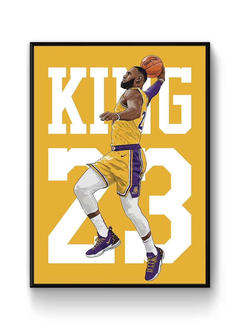 LeBron James 👑 Vertical 2:3 WallArt