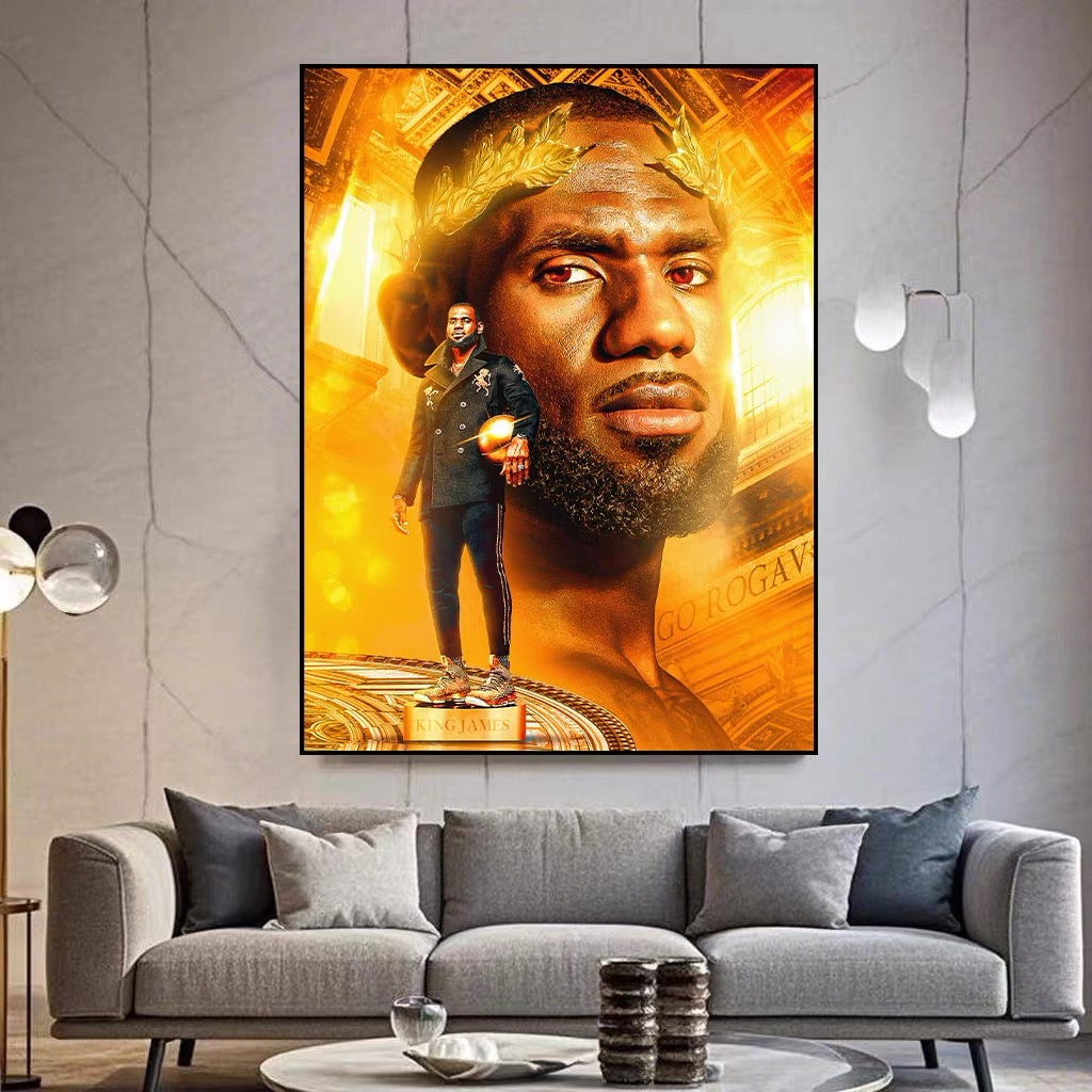 LeBron James 👑 Vertical 2:3 WallArt