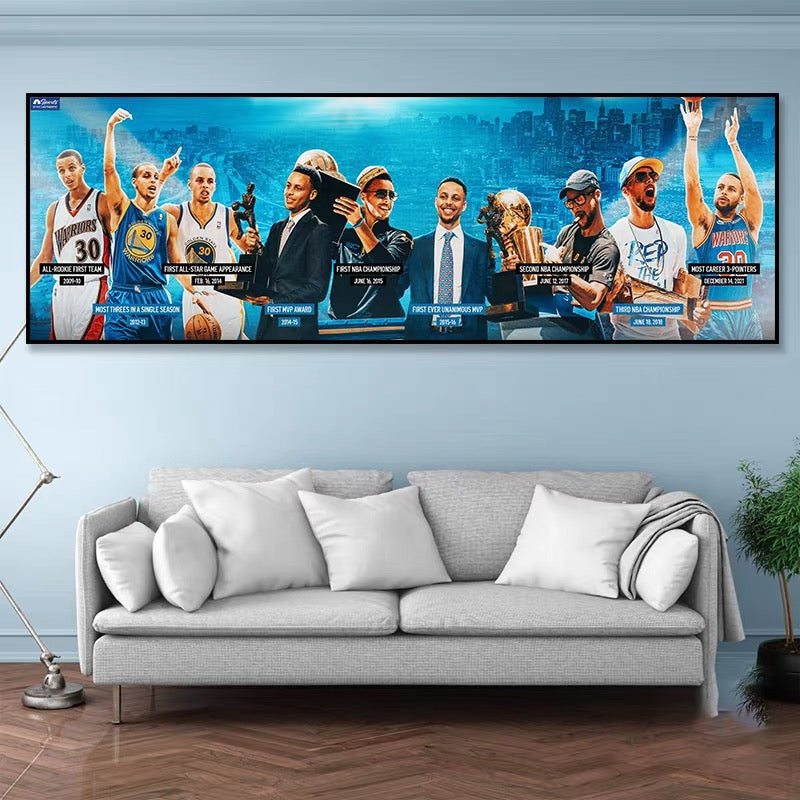 STEPHEN CURRY Horizontal 3:1 WallArt