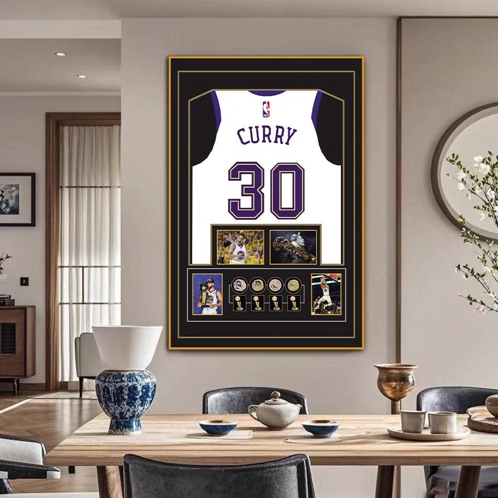Stephen Curry's Jersey Vertical 2:3 WallArt (Graphic Jersey)