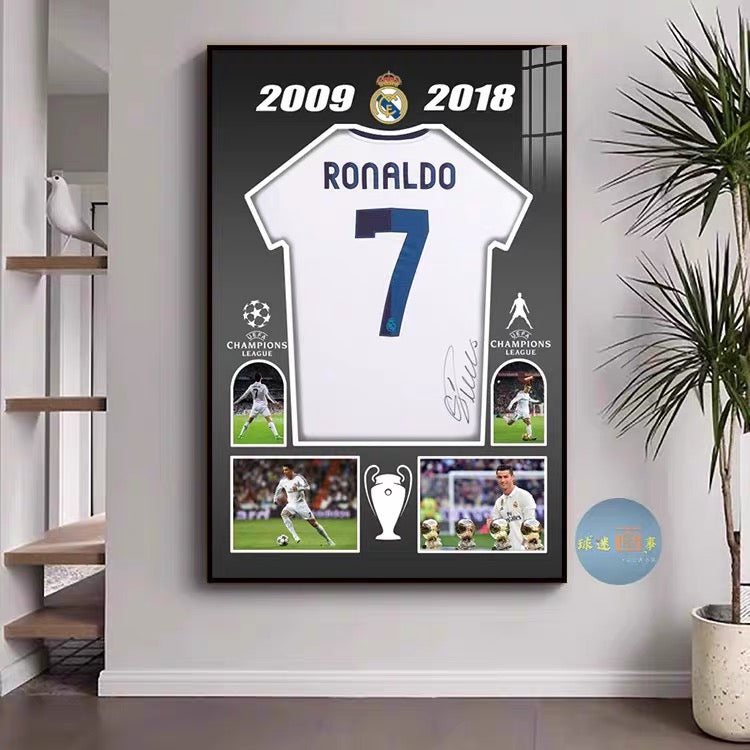 CRISTIANO RONALD'S JERSEY WallArt (GRAPHIC JERSEY）