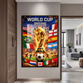 2026 FIFA World Cup Decoration Painting in Mexico, USA