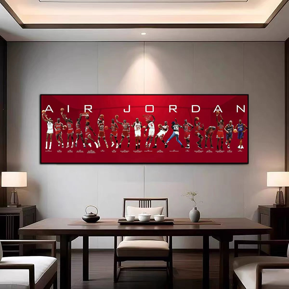 Michael Jordan Horizontal 3:1 WallArt