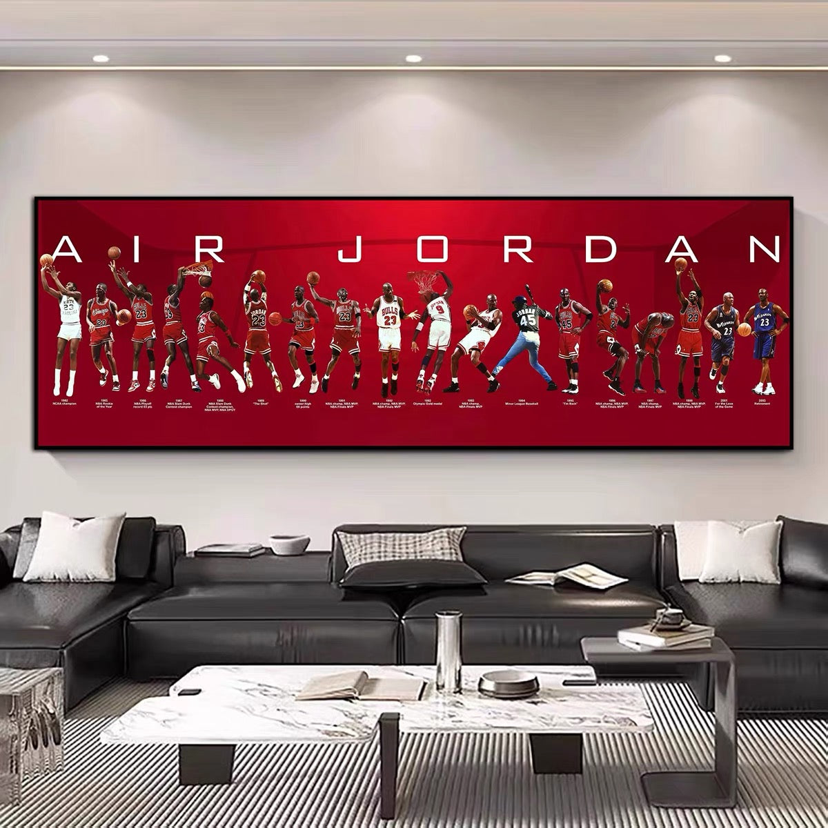 Michael Jordan Horizontal 3:1 WallArt