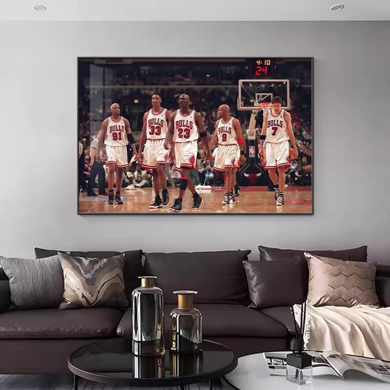 Jordan 🏀 & Kobe 🐍 | Free-Throw Line Dunk Wall Art