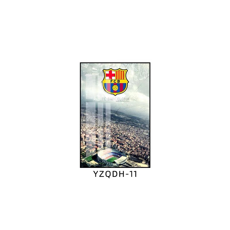 European Football Club Crest Wall Art – Iconic Team Logo Poster