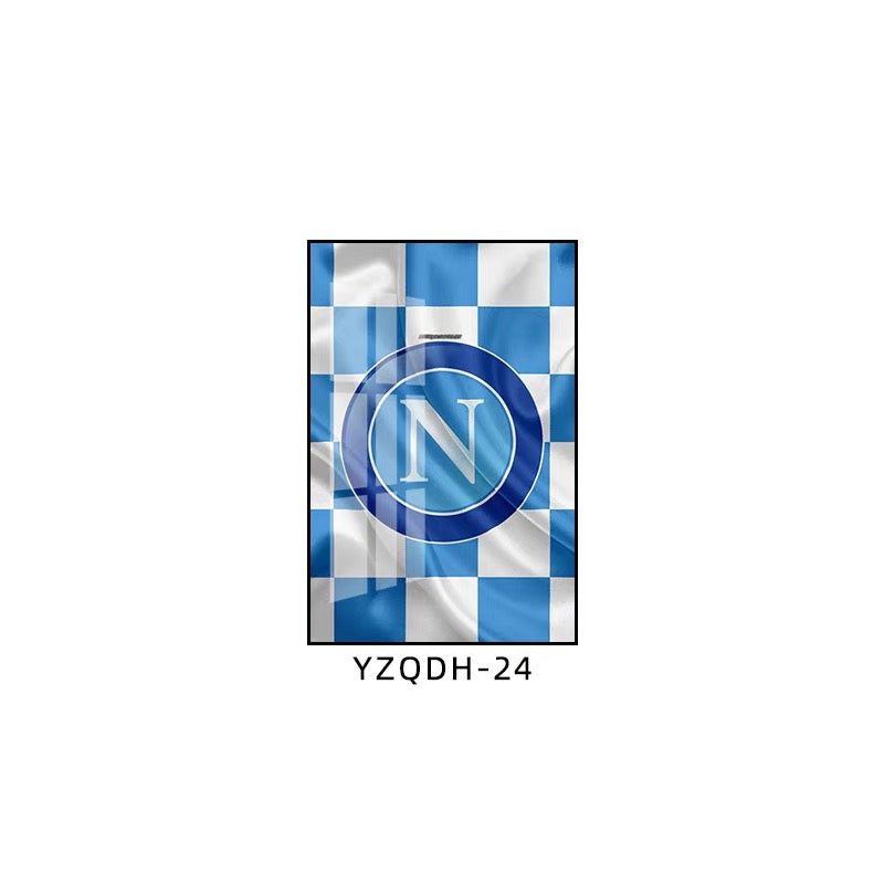 European Football Club Crest Wall Art – Iconic Team Logo Poster