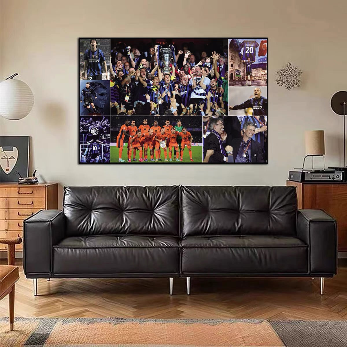 Inter Milan Football Club Poster – Championship Award Wall Art