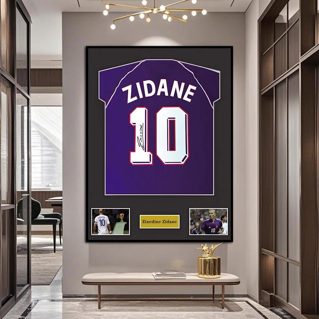 Zinedine Zidane 2006 World Cup Iconic Moment Poster – Football Legend Wall Art