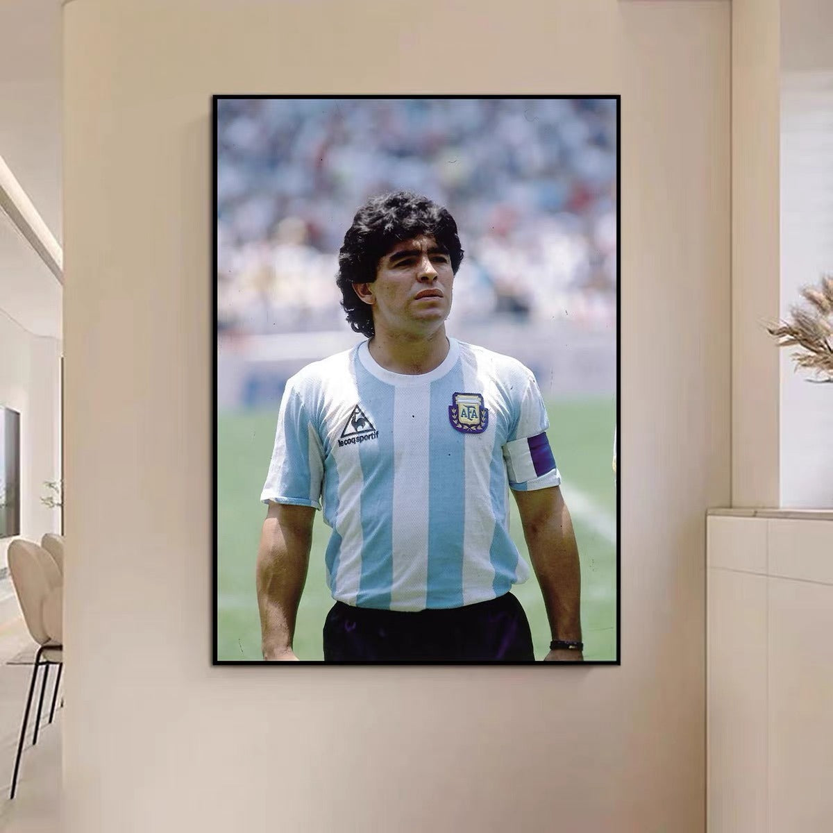 Diego Maradona 1986 World Cup Champion Poster – Argentina Football Legend Wall Art
