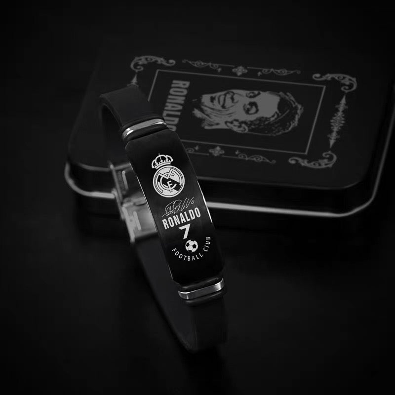 Football Star Peripheral Bracelet - Cristiano Ronaldo, Messi, Neymar, Mbappé - Sports Wristbands - Fan Birthday Gifts