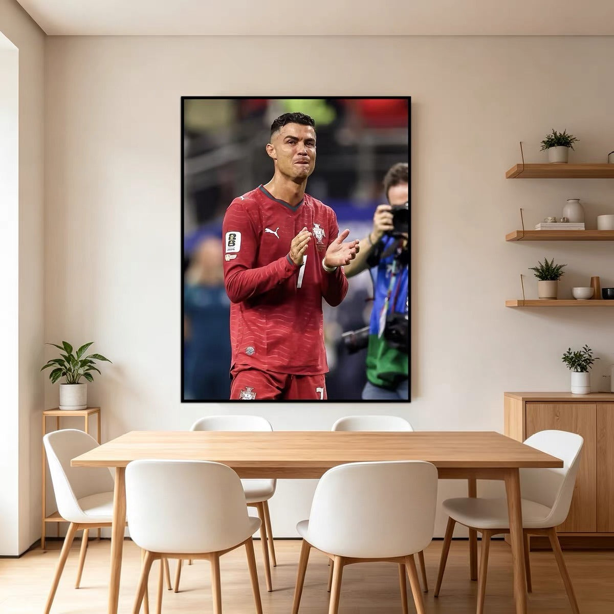Cristiano Ronaldo 2026 World Cup Portugal Poster – Football Legend Wall Art for Soccer Fans