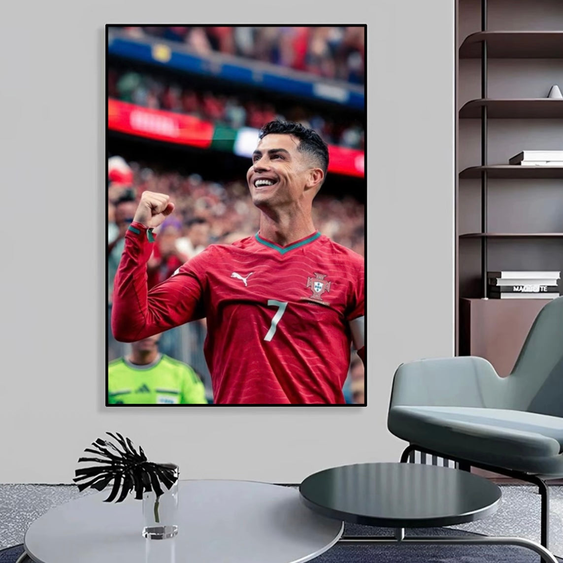 Cristiano Ronaldo Last Dance World Cup Poster – Portugal Football Legend Wall Art