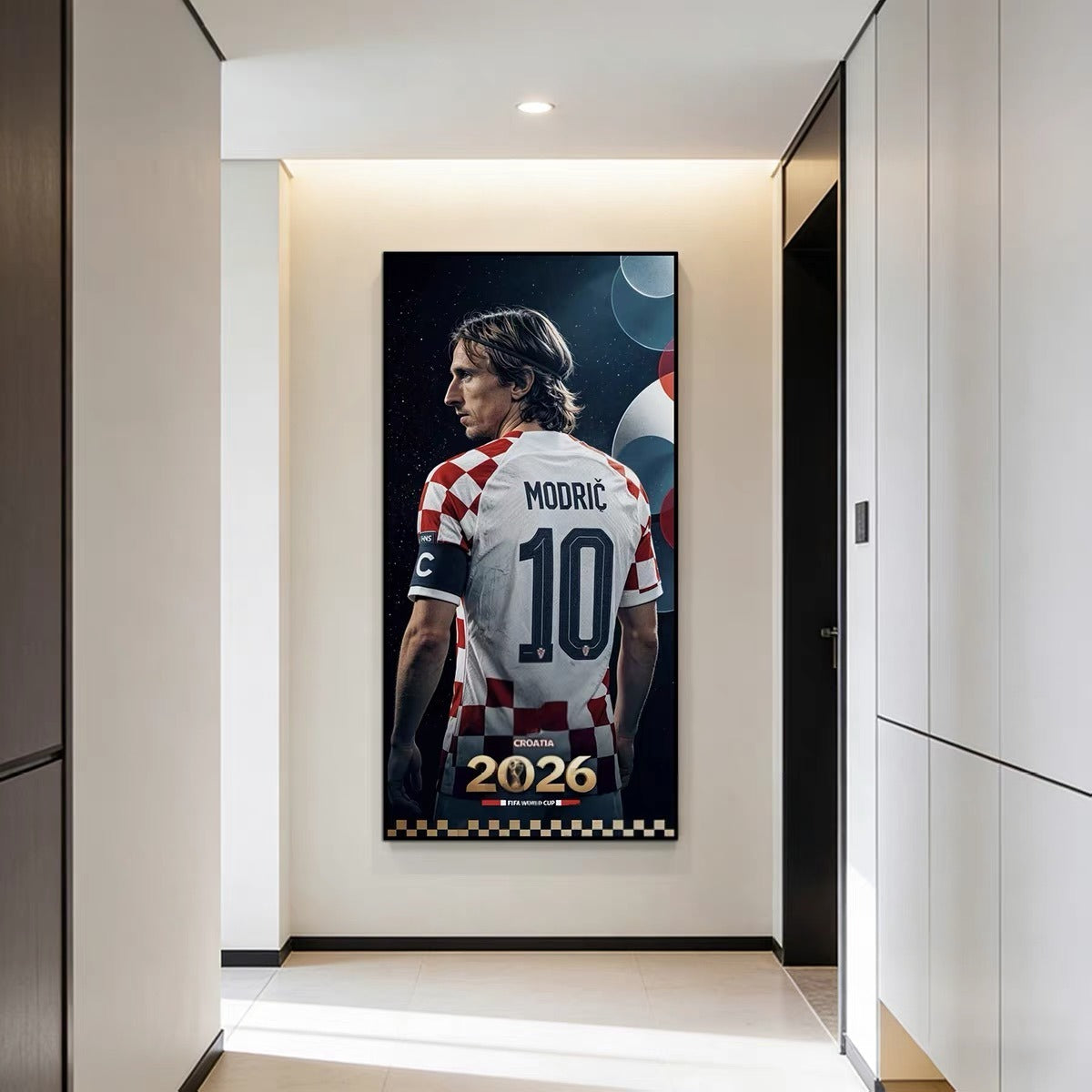 Luka Modrić 2026 World Cup Croatia National Team Poster – Football Legend Wall Art