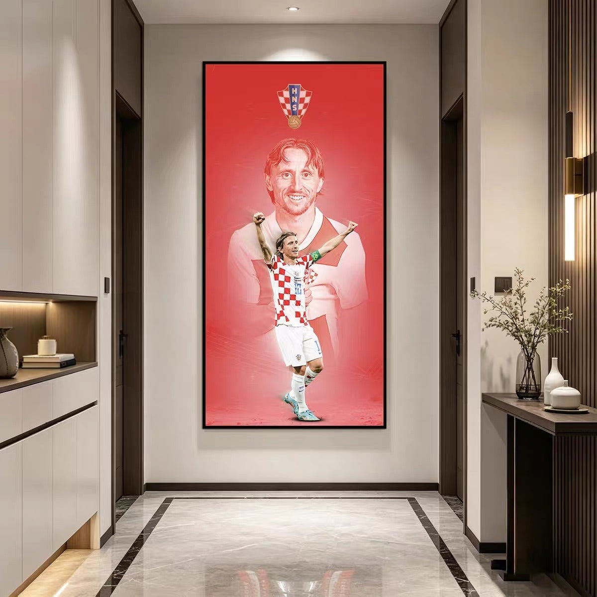 Luka Modrić 2026 World Cup Croatia National Team Poster – Football Legend Wall Art