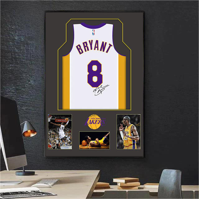 Kobe Bryant 🐍 Graphic Jersey Wall Art – Basketball Tribute Poster for Home Decor