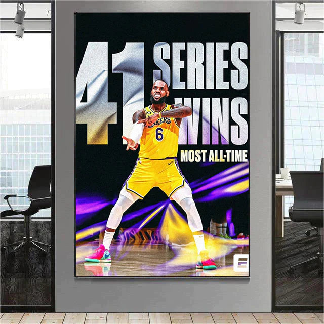 LeBron James 👑 Vertical 2:3 WallArt