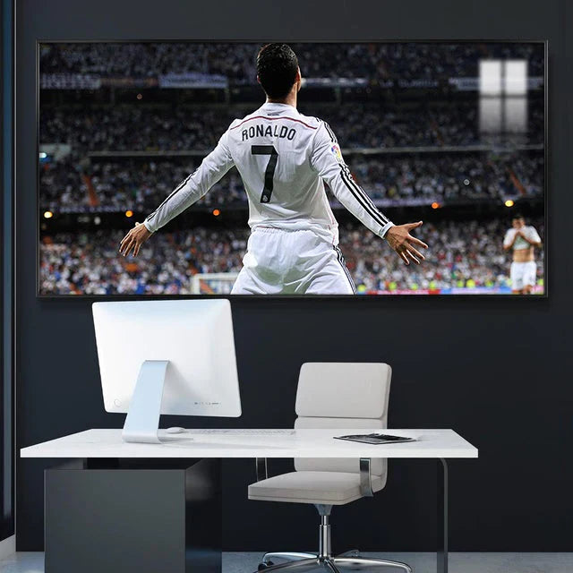 CR7 Football Wall Art Poster GOAT Legend Sports Decor