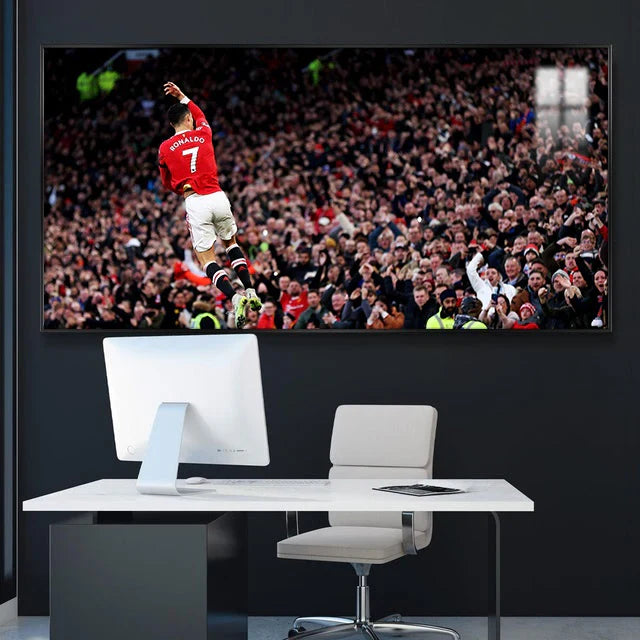 CR7 Football Wall Art Poster GOAT Legend Sports Decor