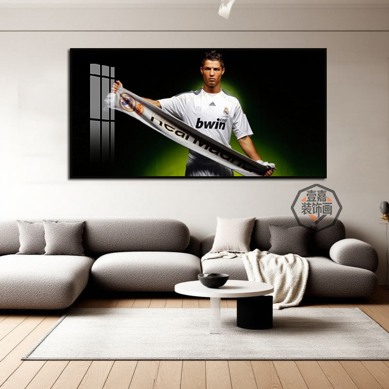 Cristiano Ronaldo Decorative Painting Star Football Hanging Painting