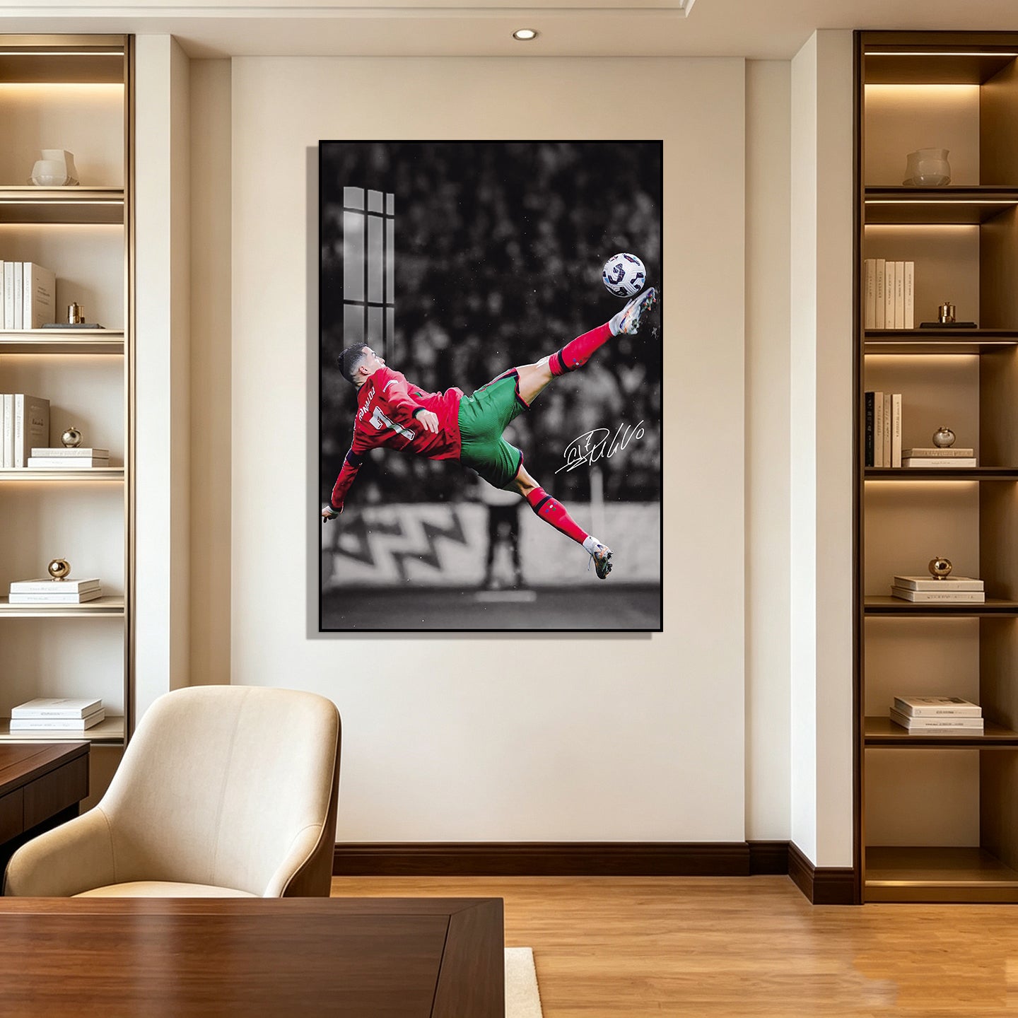 Ronaldo CR7 football Portugal poster wall decoration hanging painting