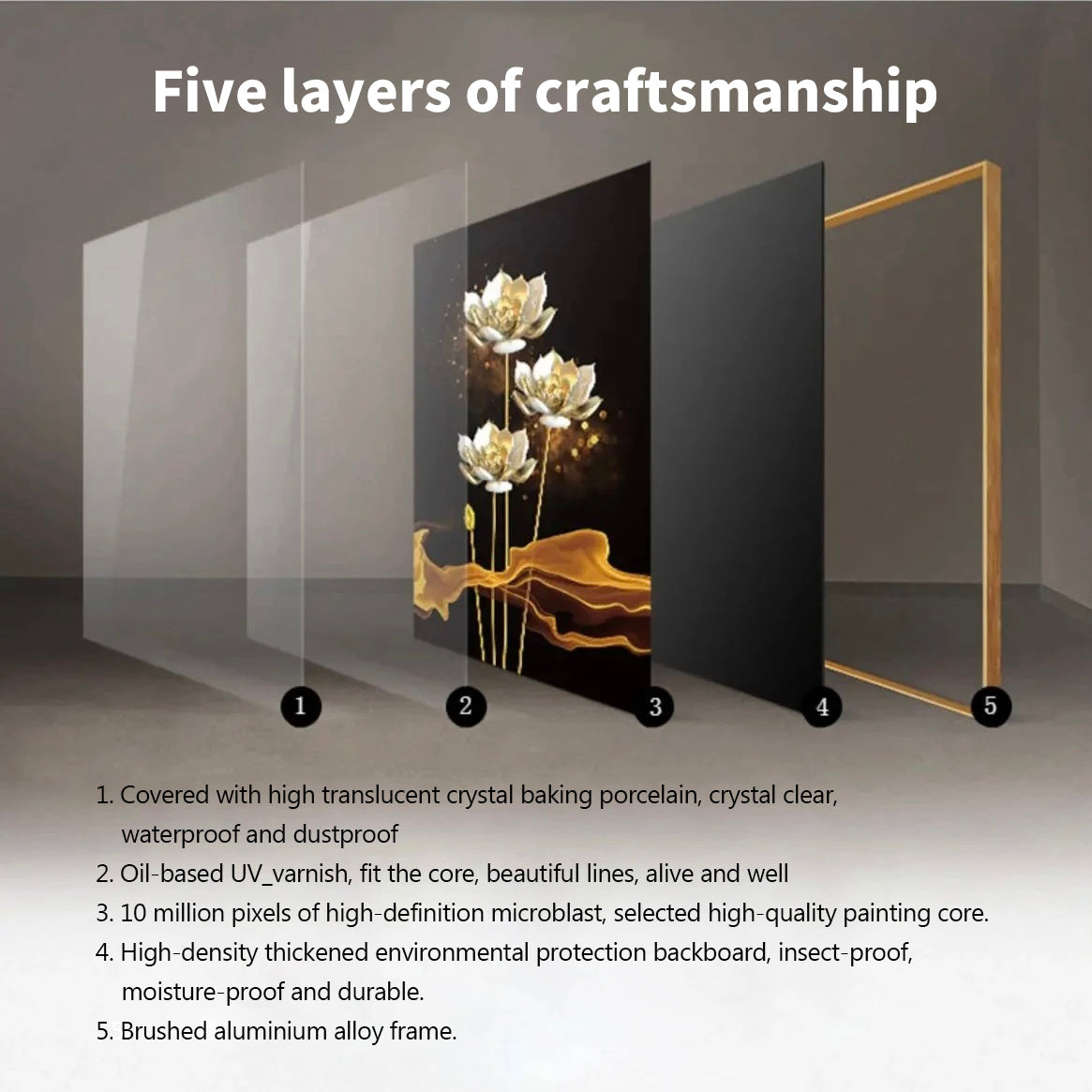 【NBA All-Time All-Stars】Horizontal 2:1 WallArt - Crystal Porcelain Painting with Aluminum Frame for Home Decor