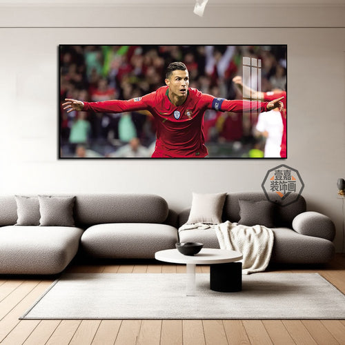 Cristiano Ronaldo Decorative Painting Star Football Hanging Painting