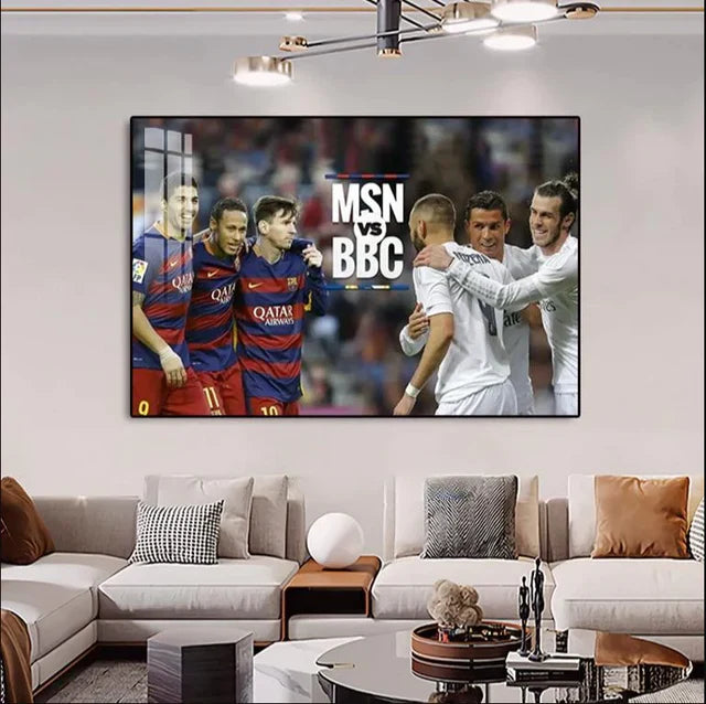 MSN VS BBC - Horizontal 3:2 WallArt