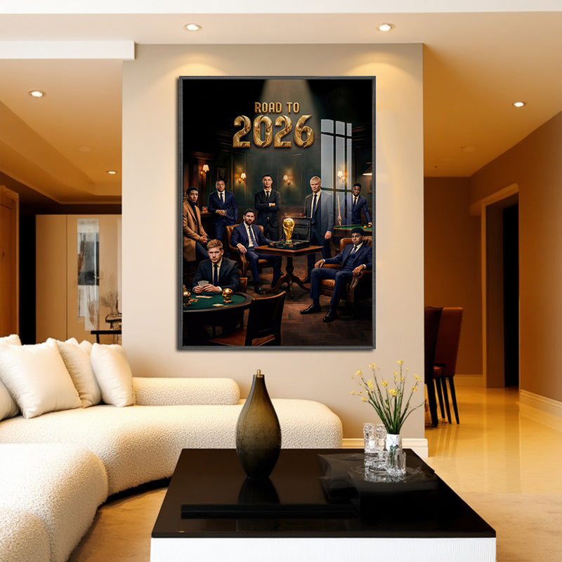 2026 FIFA World Cup Decoration Painting in Mexico, USA