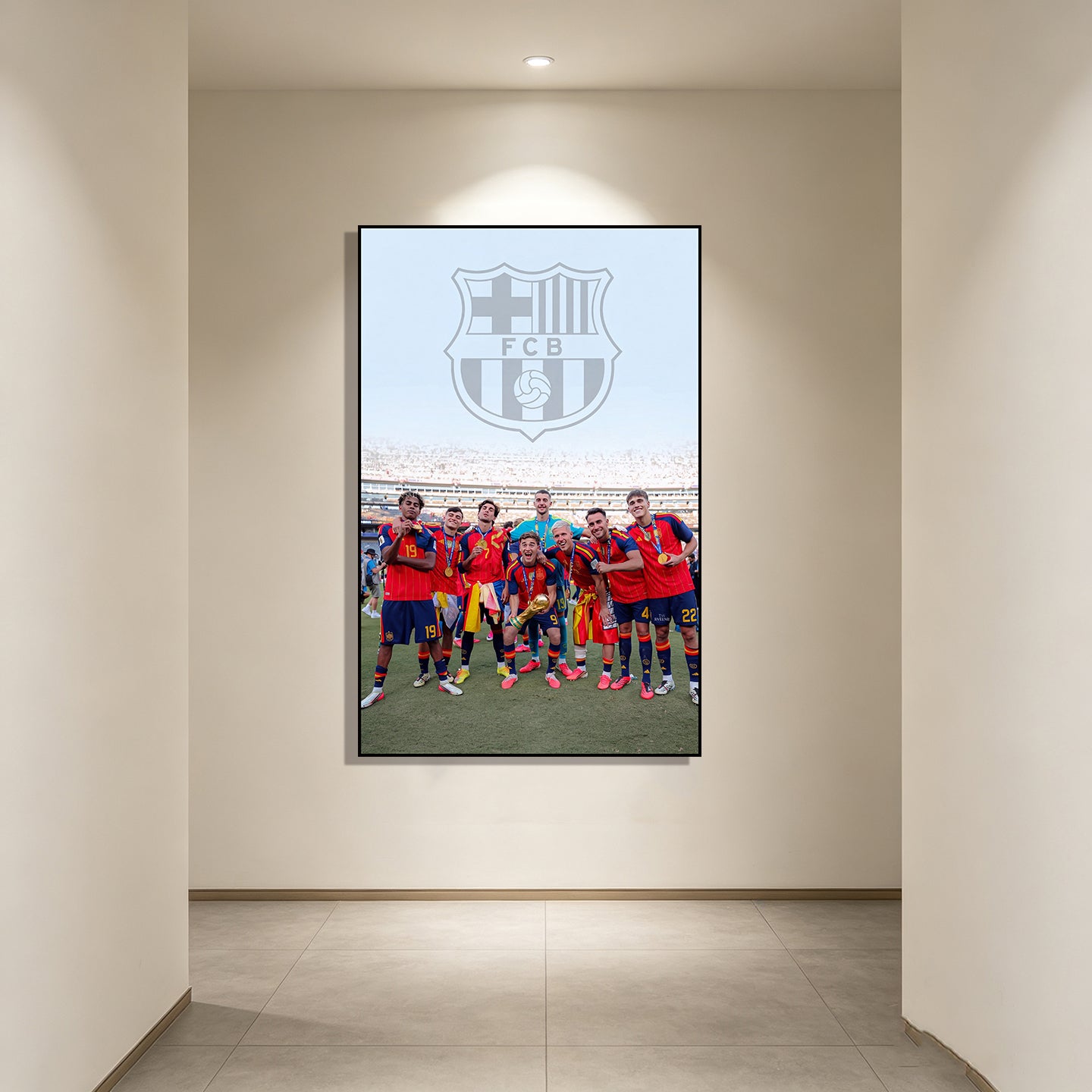 Spain World Cup winning Yamal poster decoration hanging painting