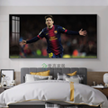 Leo Messi Decoration Painting Star Football Hanging Painting Fan Bedroom